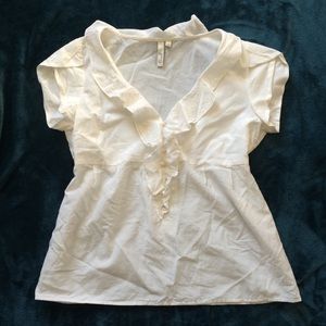 🍀 Fossil Cotton and Silk top! 😍 Breezy and 😎